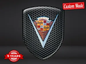 Cadillac Pegatina Resina Edición Lujo Etiquetas Alta Gama Auto ST